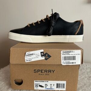 Sperry Men’s Striper Plushwave LTT Lace-up Leather Boat Shoes STS22514